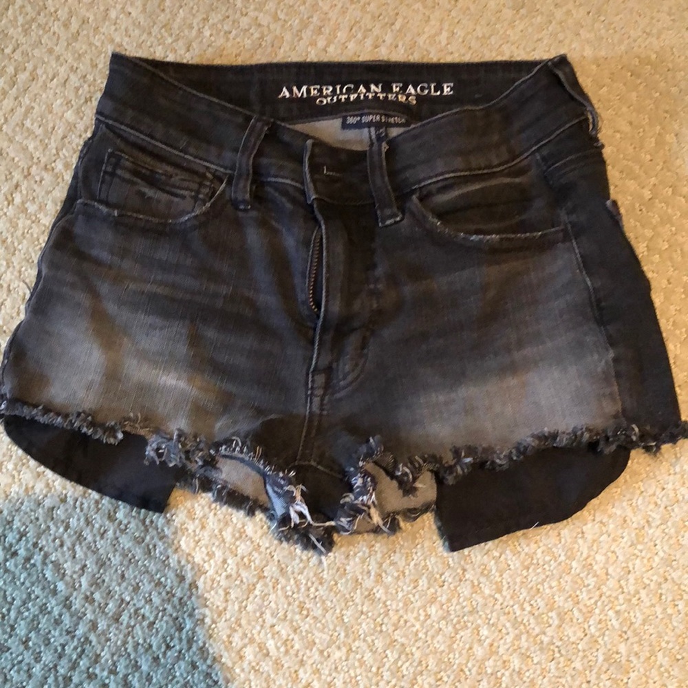 Black American Eagle Shorts